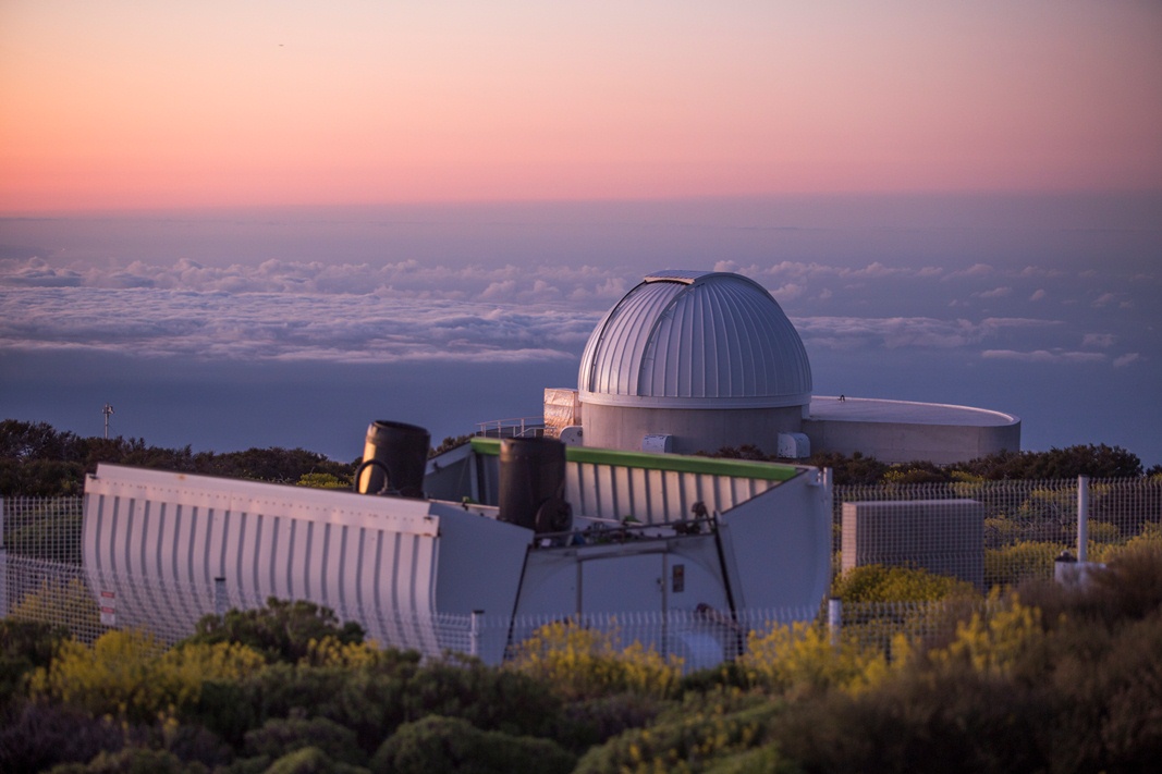 Telescopio LCO en el OT. Crédito: Daniel López / IAC