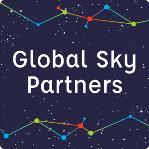 Logo del programa Global Sky Partners del LCO