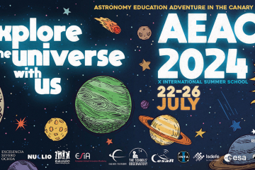 Cartel de la "Astronomy Education Adventure in the Canary Islands 2024"
